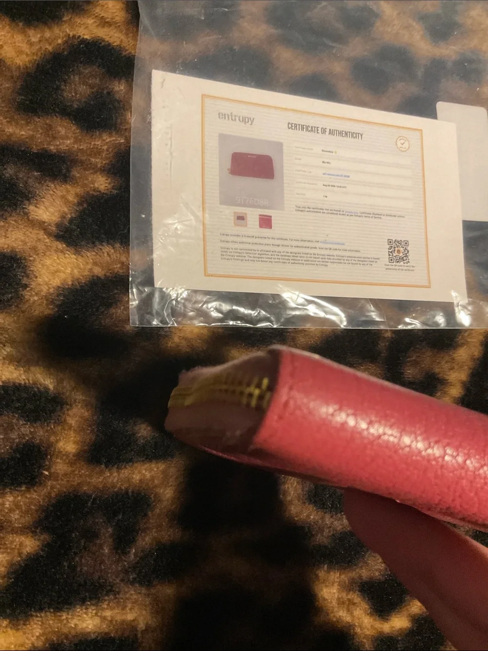 GUC Miu Miu Pink Continental Full Zip wallet